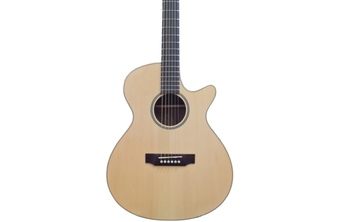 Chitară electro-acustică Hora Reghin Jumbo Molid Solid / Mahon Asim EQ Fishman Slim Satin