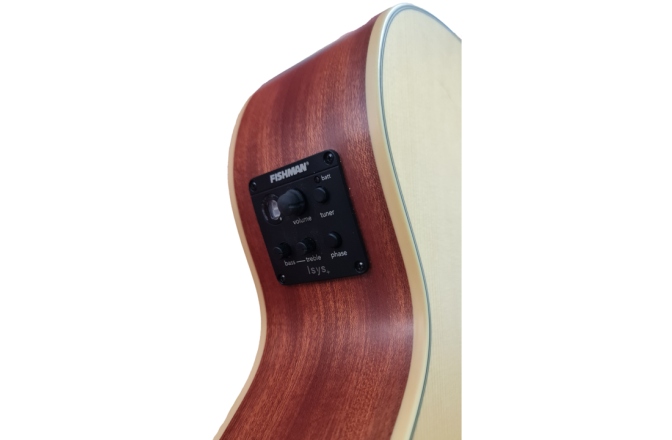 Chitară electro-acustică Hora Reghin Jumbo Molid Solid / Mahon Asim EQ Fishman Slim Satin