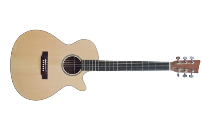 Chitară electro-acustică Hora Reghin Jumbo Molid Solid / Mahon Asim EQ Fishman Slim Satin