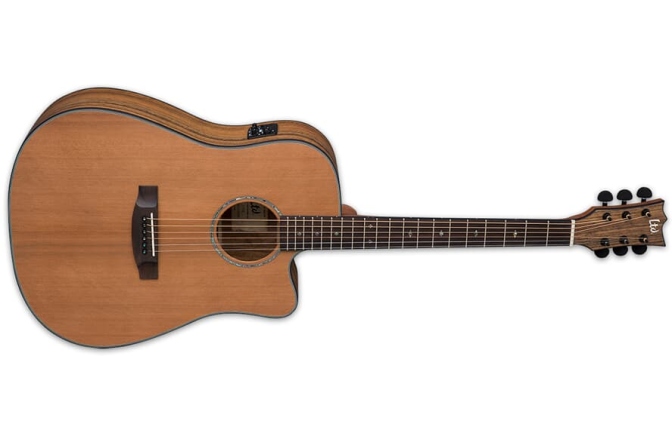 Chitară electro-acustică LTD D-320E Natural Satin