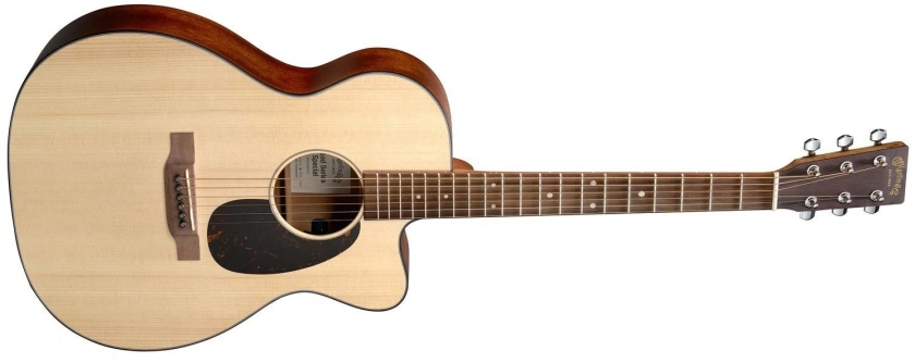 Martin Guitars OMC-10E Satin Sitka/Sap w/soft case
