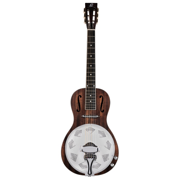 Ortega Americana Series Resonator Guitar 6 String - Whiskey Burst Matte / Chrome HW