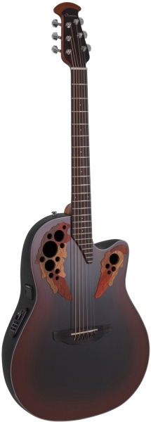 Ovation Celebrity Elite Mid Cutaway Reverse Red Burst