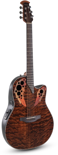 Ovation Celebrity Elite Plus Mid Cutaway Dark Tiger Eye