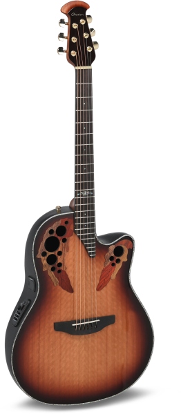 Ovation Celebrity Elite Plus Mid Cutaway Sunburst