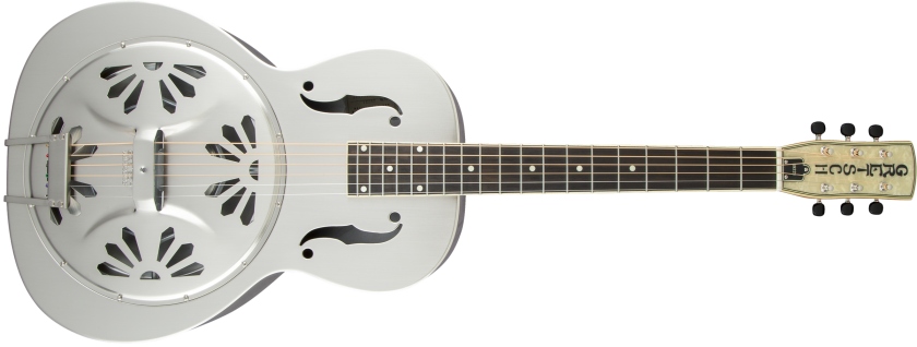 Gretsch Guitars G9221 Bobtail™ Steel Round-Neck A.E. Steel Body Spider Cone Resonator Guitar Fishman Nashville Resonator Pickup