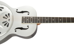 Chitară Electro-Acustică Rezonator Gretsch Guitars G9221 Bobtail™ Steel Round-Neck A.E. Steel Body Spider Cone Resonator Guitar Fishman Nashville Resonator Pickup