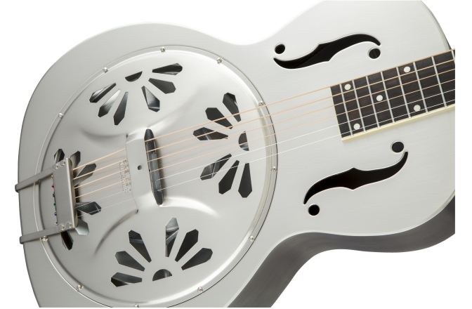 Chitară Electro-Acustică Rezonator Gretsch Guitars G9221 Bobtail™ Steel Round-Neck A.E. Steel Body Spider Cone Resonator Guitar Fishman Nashville Resonator Pickup