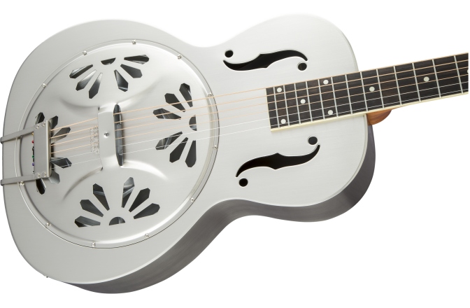 Chitară Electro-Acustică Rezonator Gretsch Guitars G9221 Bobtail™ Steel Round-Neck A.E. Steel Body Spider Cone Resonator Guitar Fishman Nashville Resonator Pickup