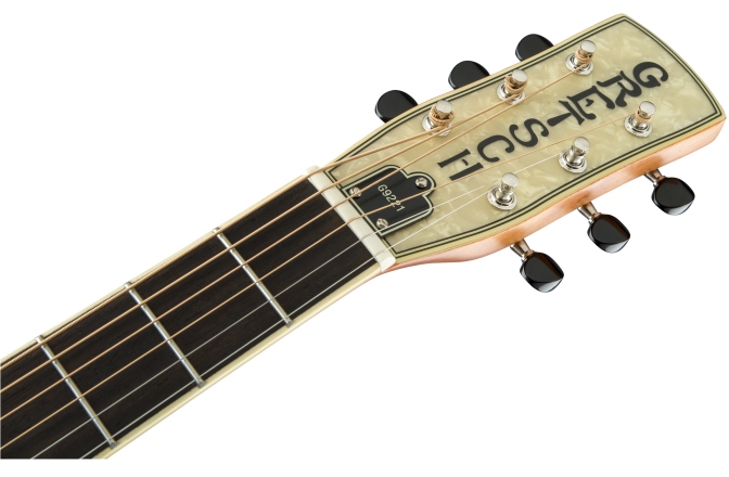 Chitară Electro-Acustică Rezonator Gretsch Guitars G9221 Bobtail™ Steel Round-Neck A.E. Steel Body Spider Cone Resonator Guitar Fishman Nashville Resonator Pickup
