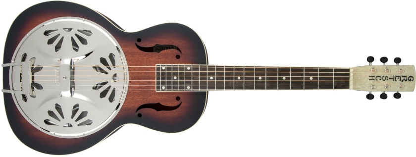 Gretsch Guitars G9230 Bobtail™ Square-Neck A.E. Mahogany Body Spider Cone Resonator Guitar Fishman Nashville Resonator Pickup 2-Color Sunburst