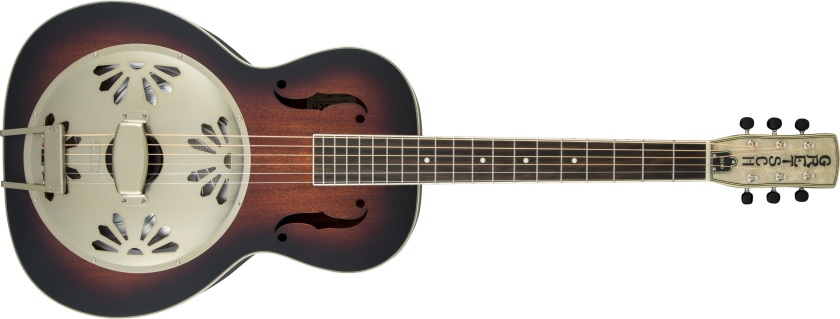 Gretsch Guitars G9240 Alligator™ Round-Neck Mahogany Body Biscuit Cone Resonator Guitar 2-Color Sunburst