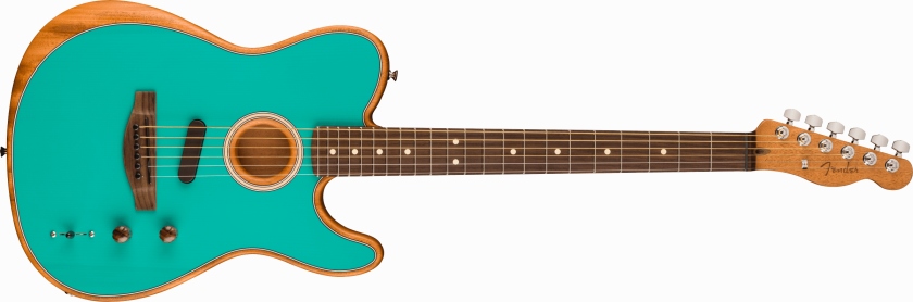 Fender Limited Edition Acoustasonic Player Telecaster Rosewood Fingerboard Miami Blue