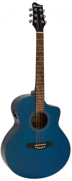 Dimavery STW-50 Western Guitar,blue