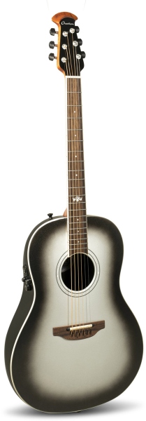 Ovation E-Acoustic Pro Ultra Mid-Depth Silver Shadow 1516SSM-G