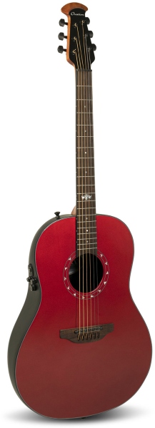 Ovation E-Acoustic Pro Ultra Mid-Depth Vampira Red