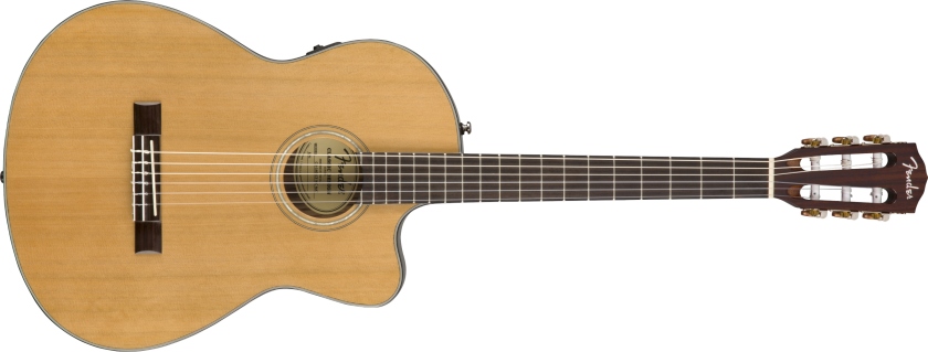 Fender CN-140SCE Nylon Nat W/Case