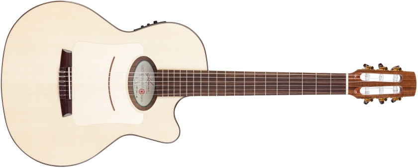 Kremona Lulo Reinhardt Kiano Cutaway Solid Spruce/Walnut