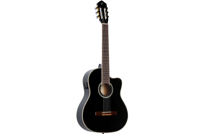 Chitară Electro-clasică Ortega Classical Guitar Family Series Pro 4/4 inclusive Gigbag - BK - Black