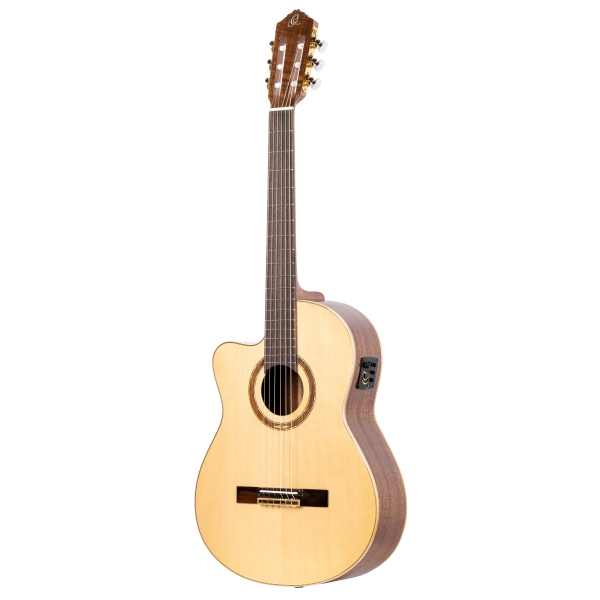 Ortega Classical Guitar Performer Series 4/4 inclusive Gigbag Slim Neck Lefthand - Natural