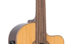 Chitară electro-clasică Ortega Classical Guitar Performer Series 4/4 inclusive Gigbag Slim Neck - NT - Natural Cedar