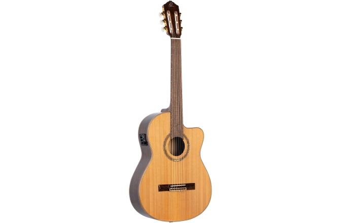 Chitară electro-clasică Ortega Classical Guitar Performer Series 4/4 inclusive Gigbag Slim Neck - NT - Natural Cedar