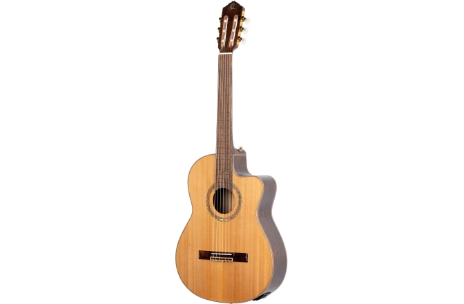 Chitară electro-clasică Ortega Classical Guitar Performer Series 4/4 inclusive Gigbag Slim Neck - NT - Natural Cedar