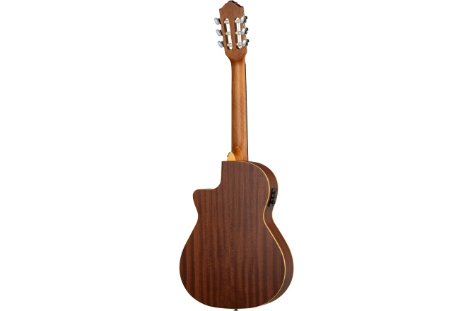Chitară electro-clasică  Ortega Family Series 3/4 Nylon String Guitar 6-String - Natural + Gig Bag RCE125-3/4