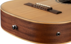 Chitară electro-clasică  Ortega Family Series 3/4 Nylon String Guitar 6-String - Natural + Gig Bag RCE125-3/4