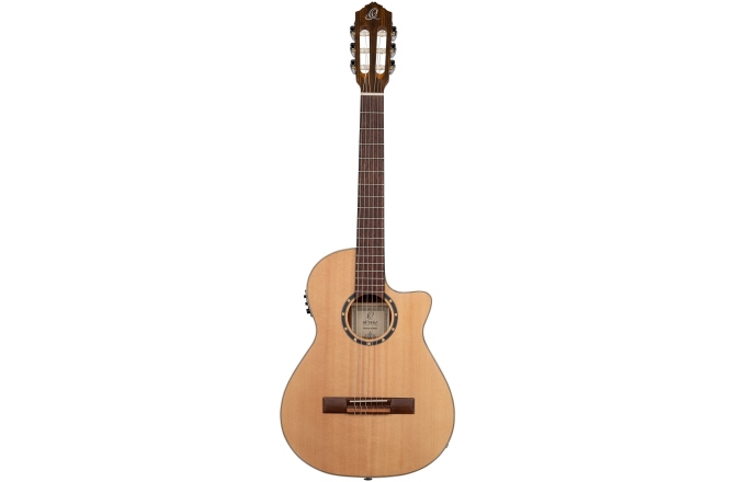 Chitară electro-clasică  Ortega Family Series 3/4 Nylon String Guitar 6-String - Natural + Gig Bag RCE125-3/4