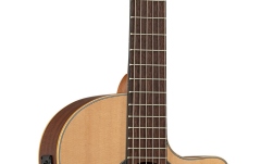 Chitară electro-clasică  Ortega Family Series 3/4 Nylon String Guitar 6-String - Natural + Gig Bag RCE125-3/4