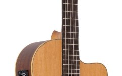Chitară electro-clasică  Ortega Family Series Classical Guitar  Pro 4/4 - Natural Cedar + Bag