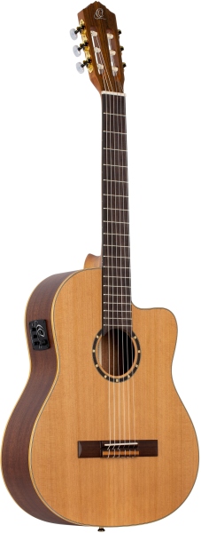 Ortega Family Series Classical Guitar Pro 4/4 - Natural Cedar + Bag