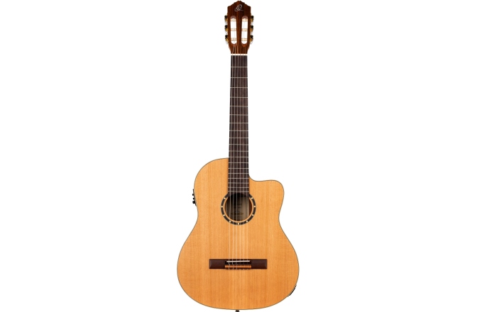 Chitară electro-clasică  Ortega Family Series Classical Guitar  Pro 4/4 - Natural Cedar + Bag