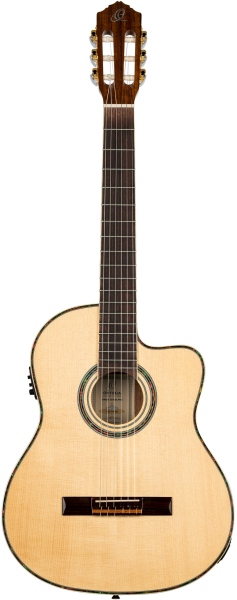 Ortega Family Series Pro Classical Guitar 6 String - Solid Canadian Engelmann Spruce + Bag