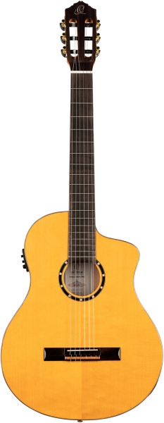 Ortega Family Series Pro Classical Guitar 6 String - Solid North American Spruce + Bag
