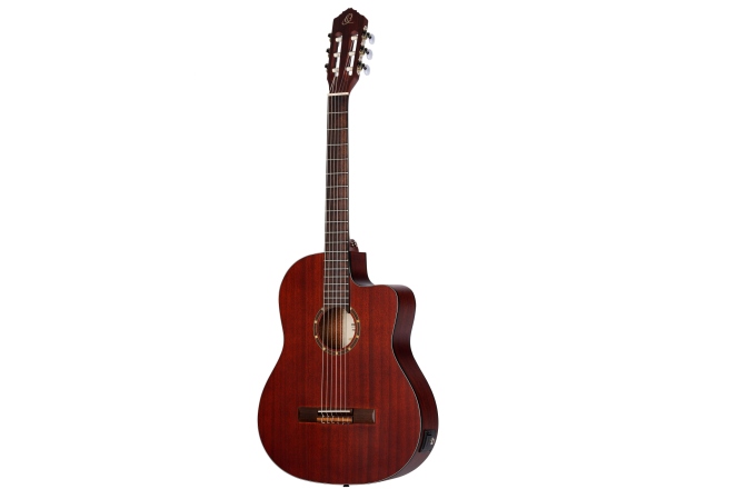 Chitară electro-clasică Ortega Family Thinline Cutaway RCE125MMSN
