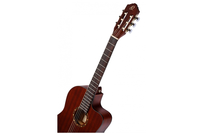 Chitară electro-clasică Ortega Family Thinline Cutaway RCE125MMSN