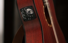 Chitară electro-clasică Ortega Family Thinline Cutaway RCE125MMSN