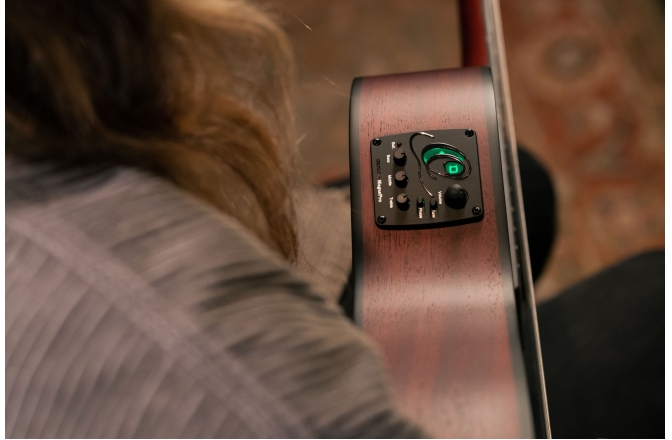 Chitară electro-clasică Ortega Family Thinline Cutaway RCE125MMSN