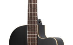 Chitară electro-clasică Ortega Family Thinline Cutaway RCE125SN-SBK