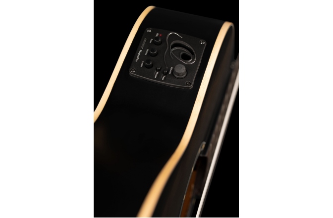 Chitară electro-clasică Ortega Family Thinline Cutaway RCE125SN-SBK