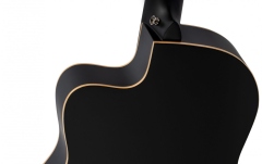 Chitară electro-clasică Ortega Family Thinline Cutaway RCE125SN-SBK