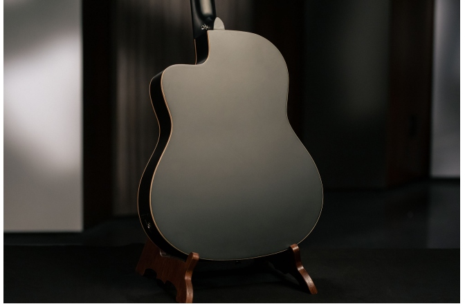 Chitară electro-clasică Ortega Family Thinline Cutaway RCE125SN-SBK
