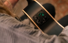 Chitară electro-clasică Ortega Family Thinline Cutaway RCE125SN-SBK