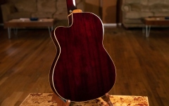 Chitară electro-clasică Ortega Performer Series Nylon String Guitar - Stained Red