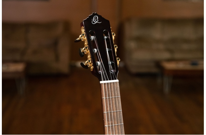 Chitară electro-clasică Ortega Performer Series Nylon String Guitar - Stained Red