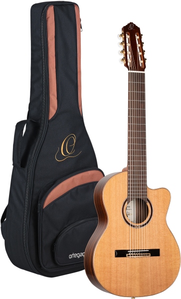 Ortega RCE159RW-8 PS 4/4 8-String - Natural + Gig Bag
