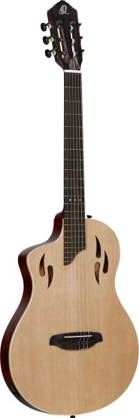 Ortega TourPlayer DeLuxe Lefty - Spruce Natural + Gig Bag