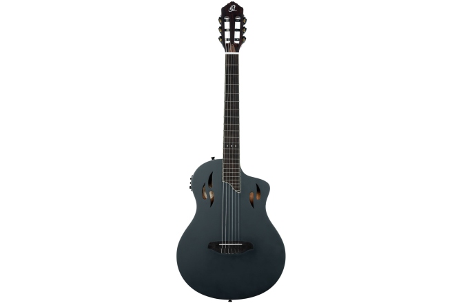 Chitară Electro-Clasică Ortega TourPlayer DeLuxe Nylon 6 String Spruce Black + Gig Bag